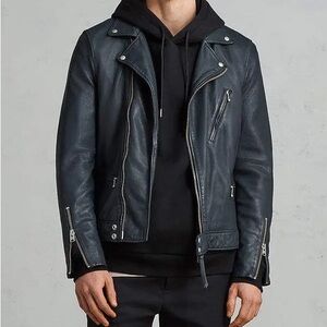 Men’s Allsaints Carver biker jacket NWOT